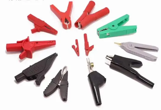 300A cuivre plaqué/laiton métal entièrement isolant ressort de voiture pince de batterie crocodile grand câble automatique/fil rouge noir pinces crocodile électriques en acier inoxydable