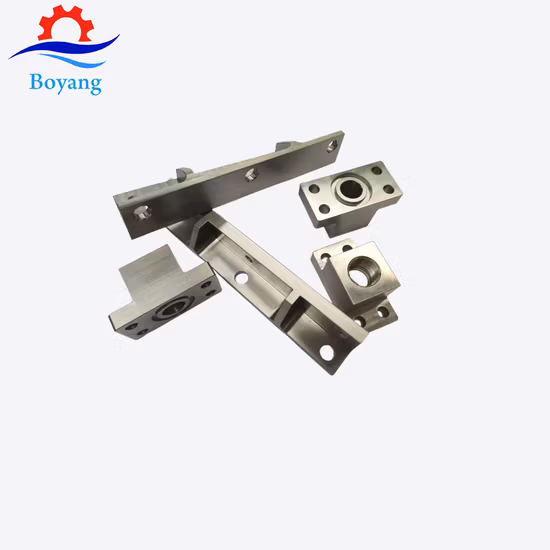Fabrication sur mesure CNC usiné en métal mécanique en acier inoxydable en laiton en aluminium conteneur Cube bride pièces d'arbre filetage adaptateur de support de connecteur d'éclairage