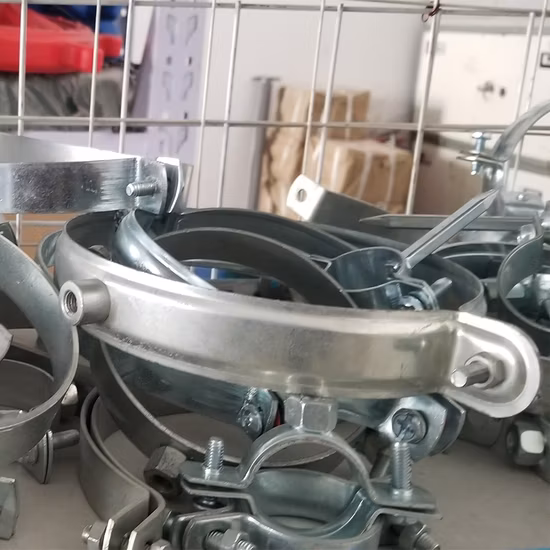 Pinces à ressort en métal personnalisées de 2 pouces pour travaux légers avec extrémités en caoutchouc