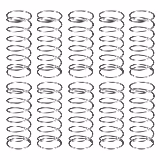 Ressort de compression Longueur libre Gris Noir Ressort